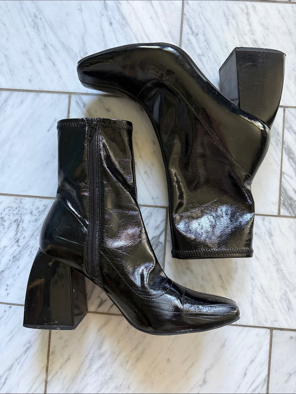Call it Spring Aubriella Ankle Boot Block Heel, Size 9 - Picture 2 of 7